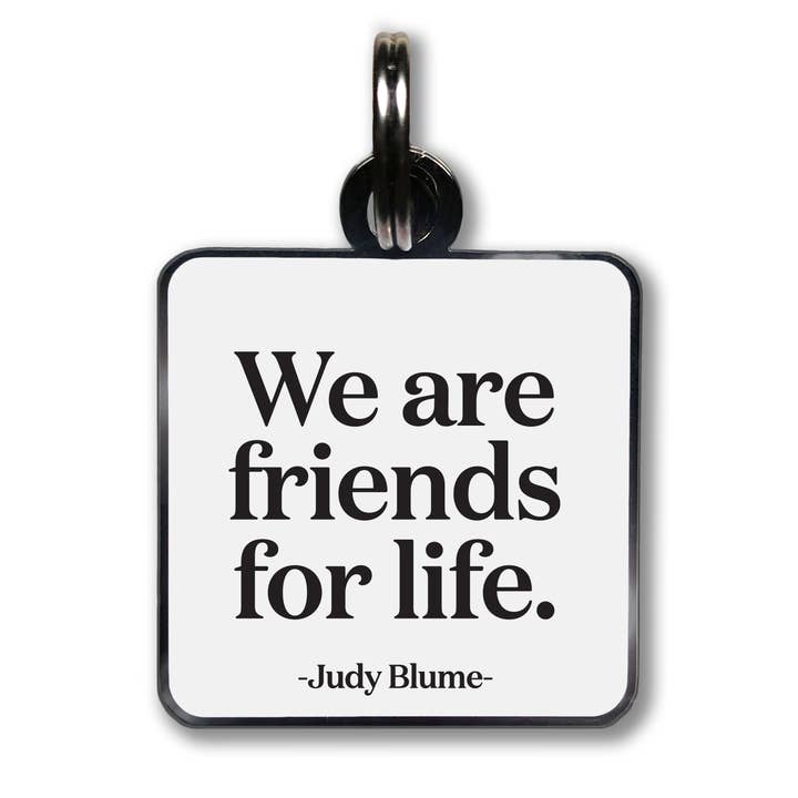 Pet Collar Charms - CC187 - Friends for Life (Judy Blume) for wholesale by Quotable