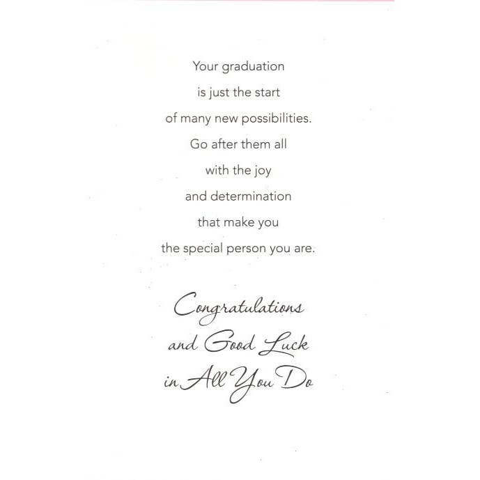 DICKENS INC. - Wholesale Graduation Card - Graduation General | AGTC | SM | GG02018-01P
1