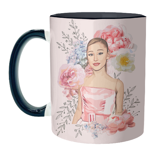 ART WOW - Wholesale Coffee Mug - Mugs 'Pretty in Pink Ari' by DOLLY WOLFE6