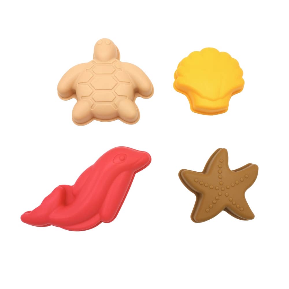 PETIKIDS - Wholesale Beach/Pool Toy - Kids & Baby - Silicone beach toys (bucket, shovel, and 4 accessories)1