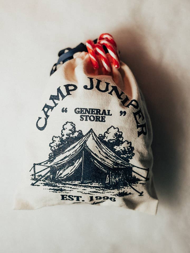Camp Juniper General Store Bag for wholesale by Elizabeth bay