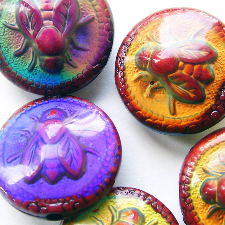 Tika - Vendita all'ingrosso Perline - Perline Mirage (polimero) - Bee Lightful2