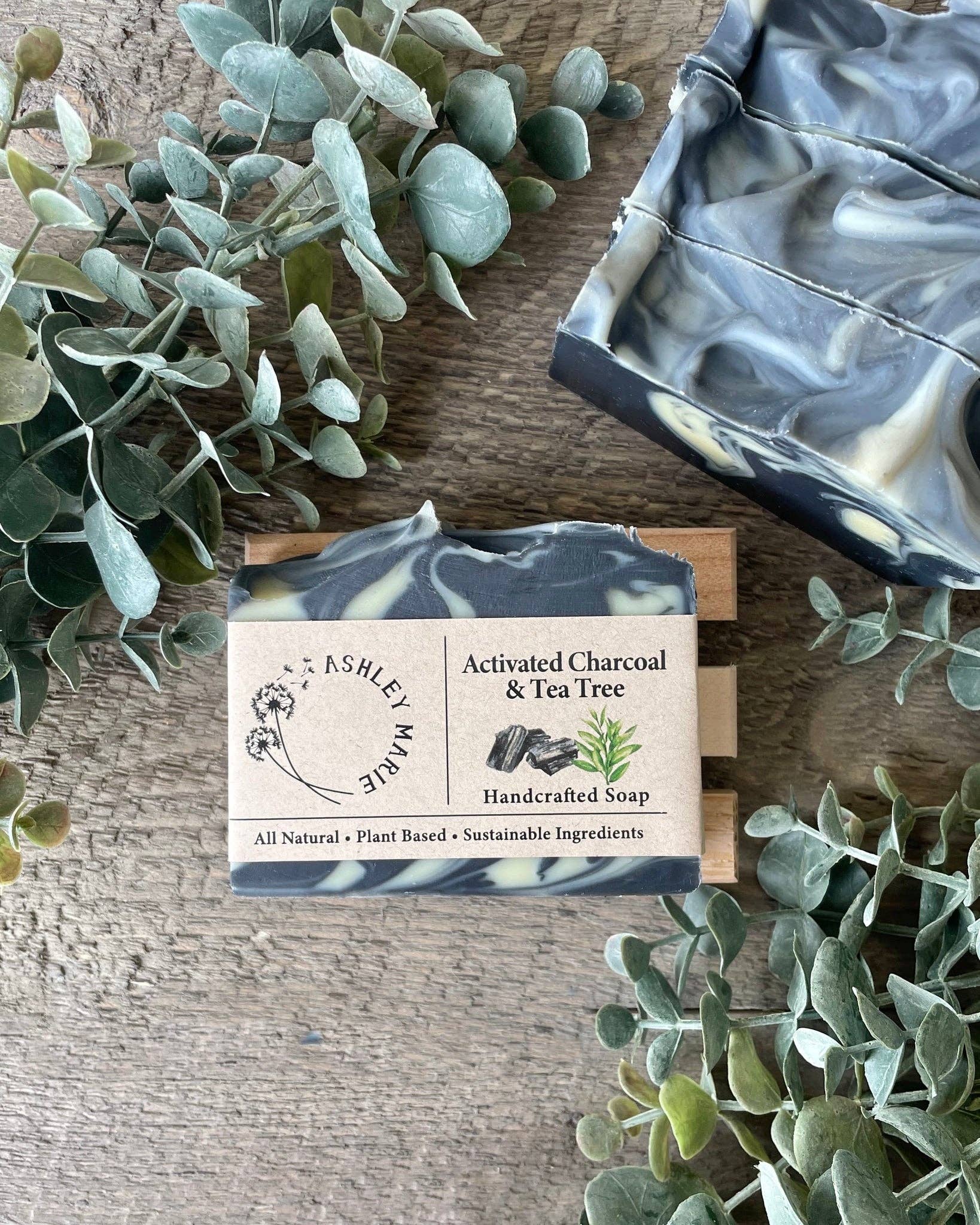 Ashley Marie Soap - Wholesale Bar Soap - Activated Charcoal & Tea Tree Bar Soap2