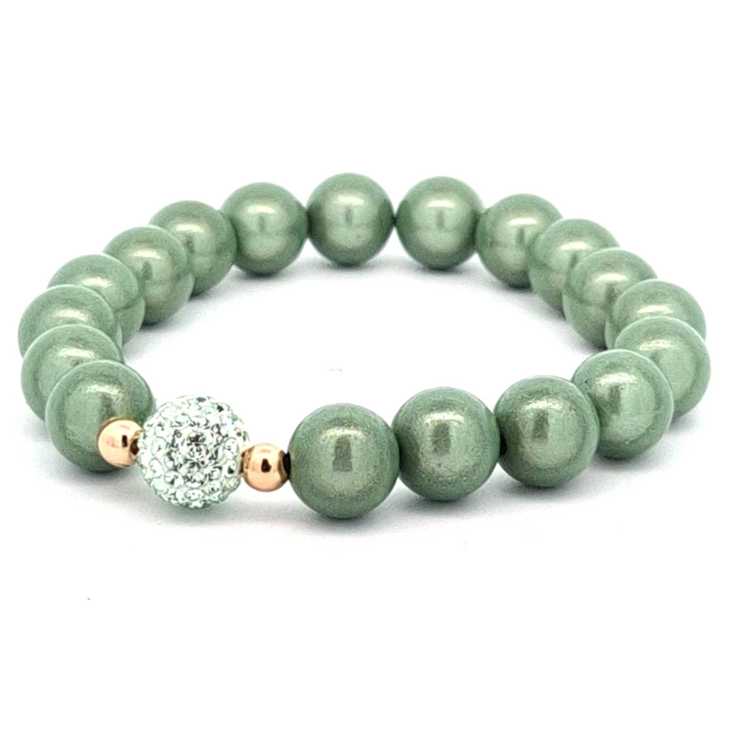 Impala - Venta al por mayor Pulsera de cuentas - Pulsera little Funky 10mm salvia0