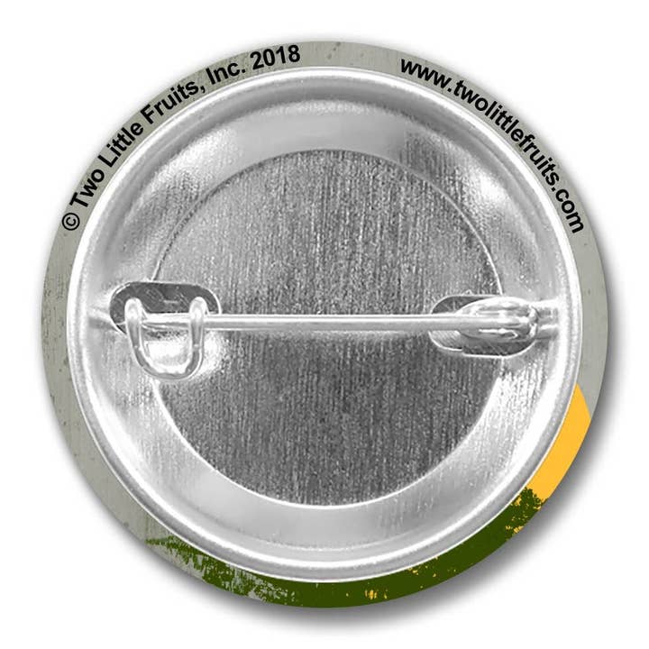 Two Little Fruits - Wholesale Lapel Pin/Button - Cannabis Custom Button Pin – 1.25" Min2