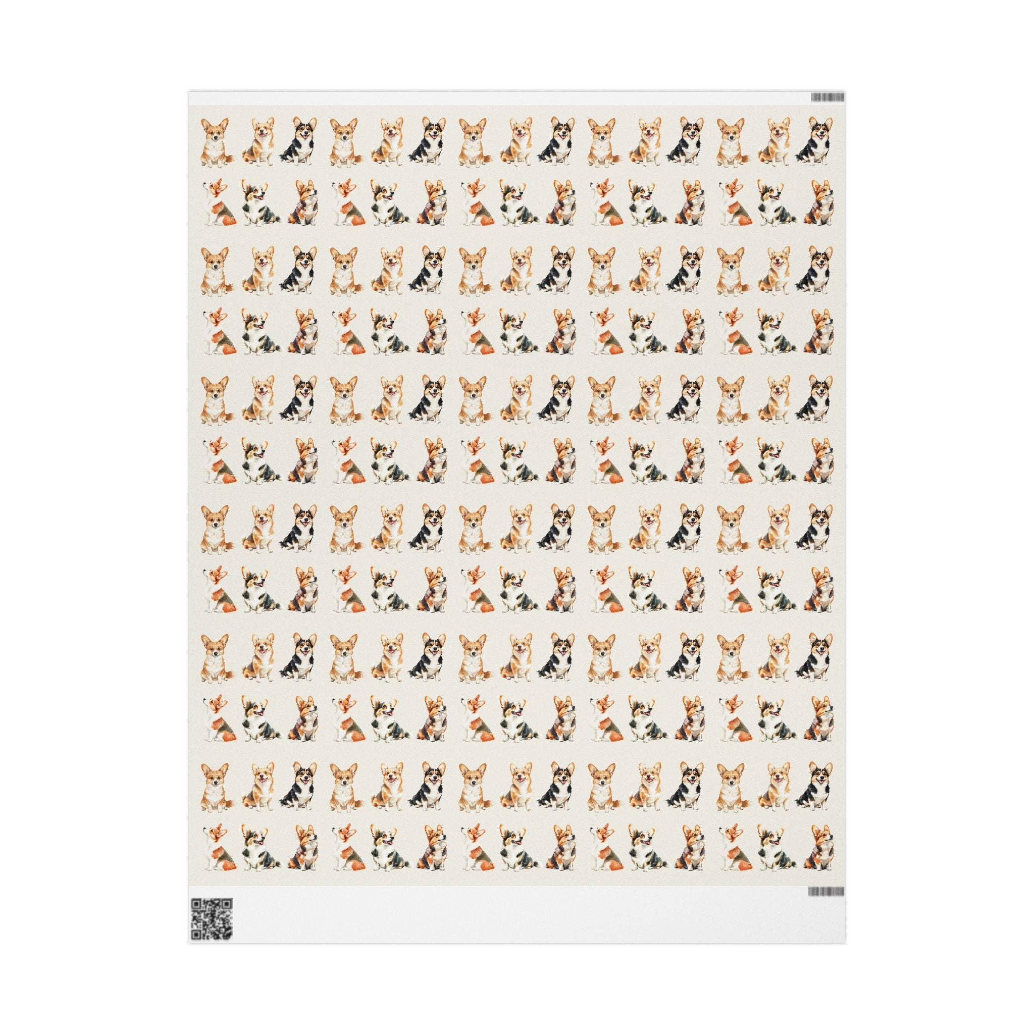 Lokipawz - Wholesale Wrapping Paper Roll - Corgi Wrapping Paper Rolls1
