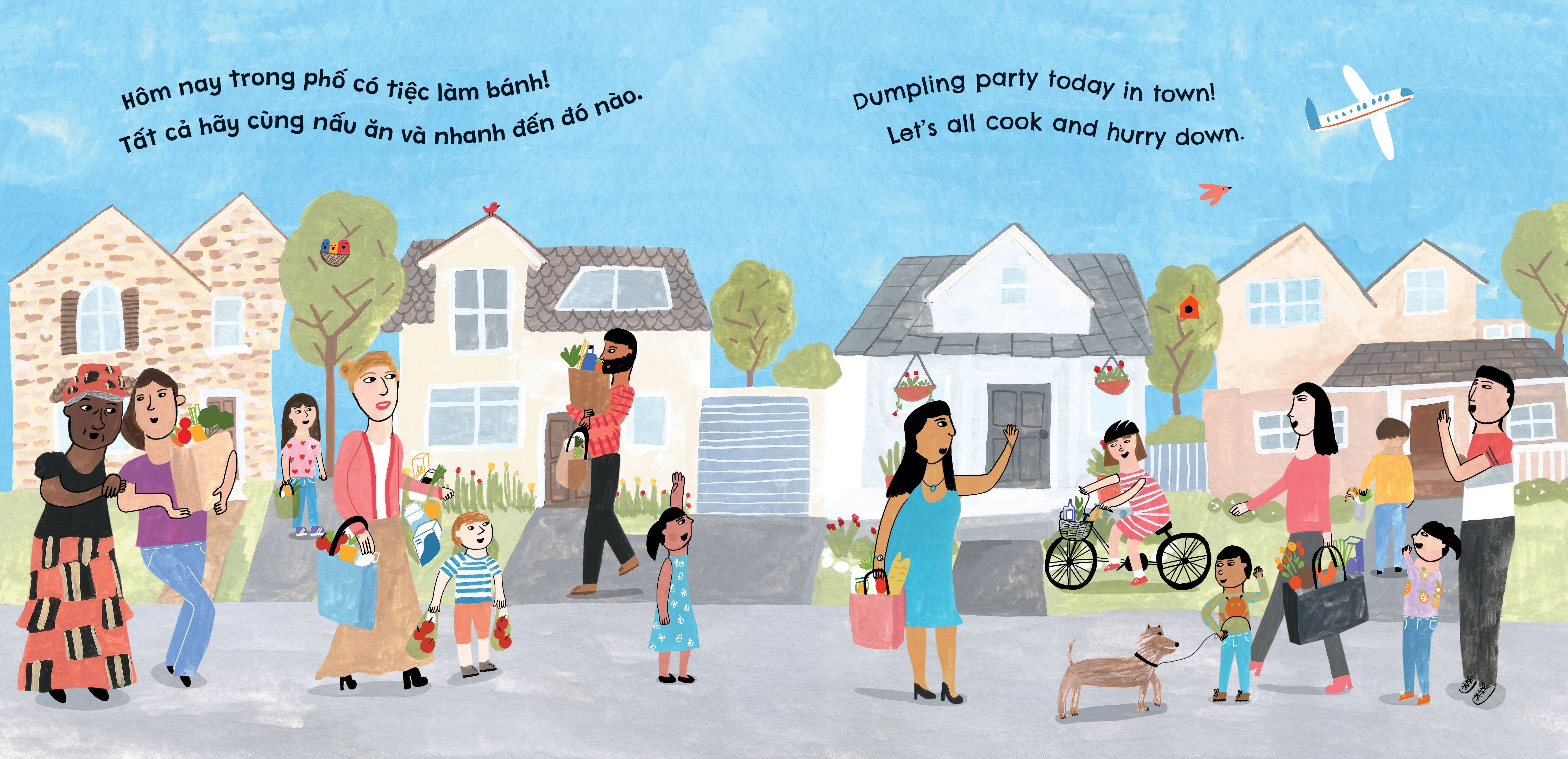 Barefoot Books - Wholesale Preschool Book (3-5) - Dumpling Day (Bilingual Vietnamese & English)1