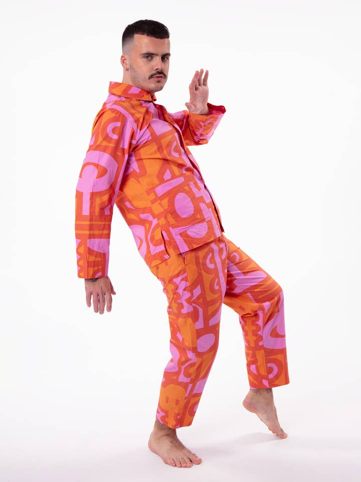 Irregular Sleep Pattern - Wholesale Pants – Women's - Chameleon High Waisted Trousers in Cayenne4