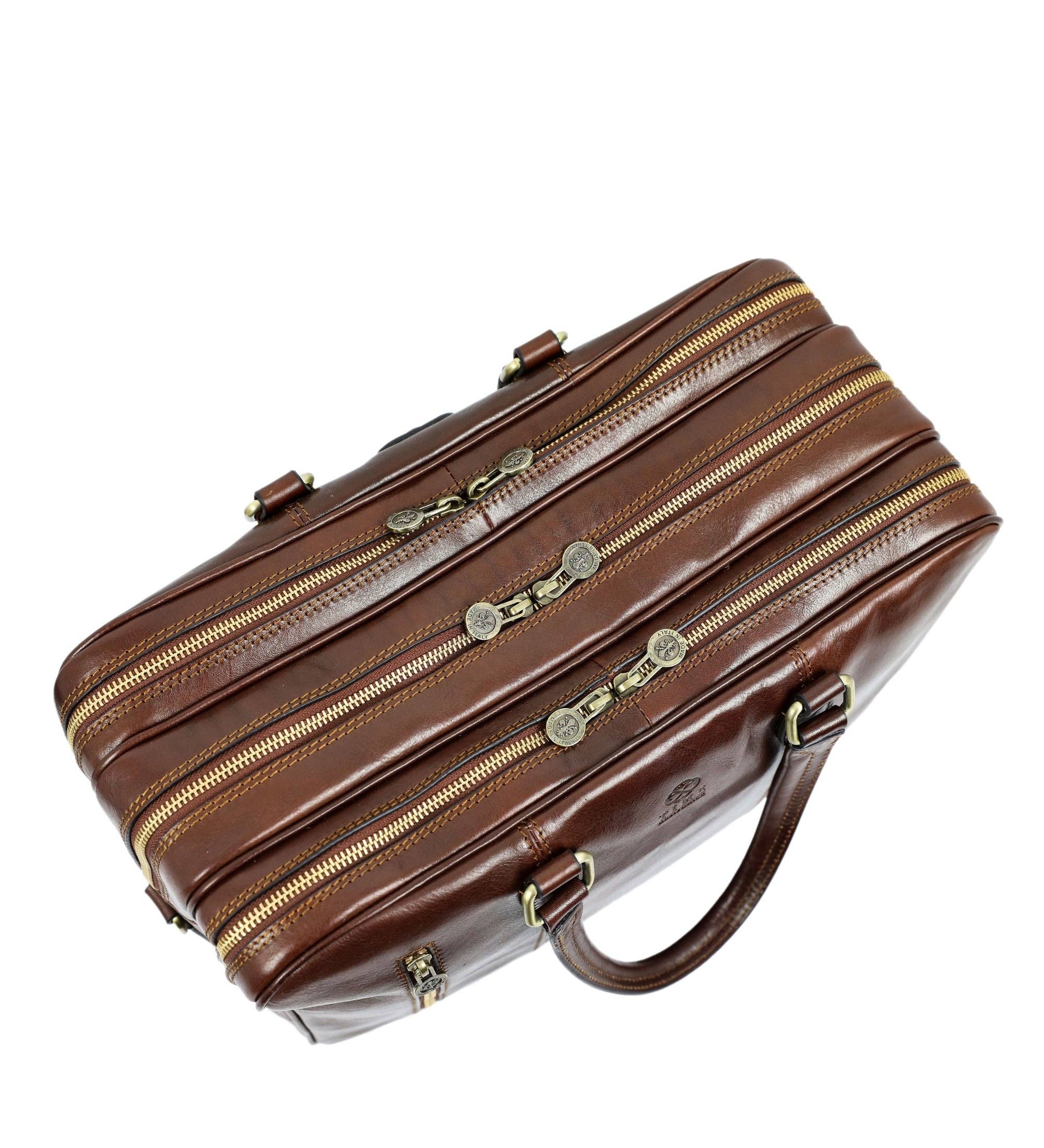 Time Resistance – Engroshandel Dokumentmappe – Unisex – Læderkonvertibel dokumentmappe-rygsæk - Farvel til våbnene9