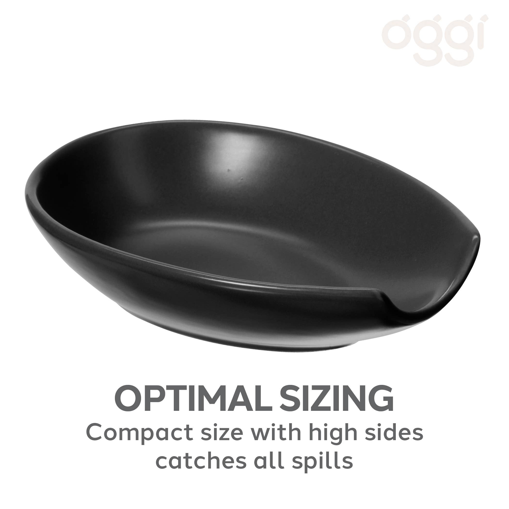 Oggi - Wholesale Spoon Rest - Spoon Rest - Spooner Ceramic (5.25" x 3.5")11