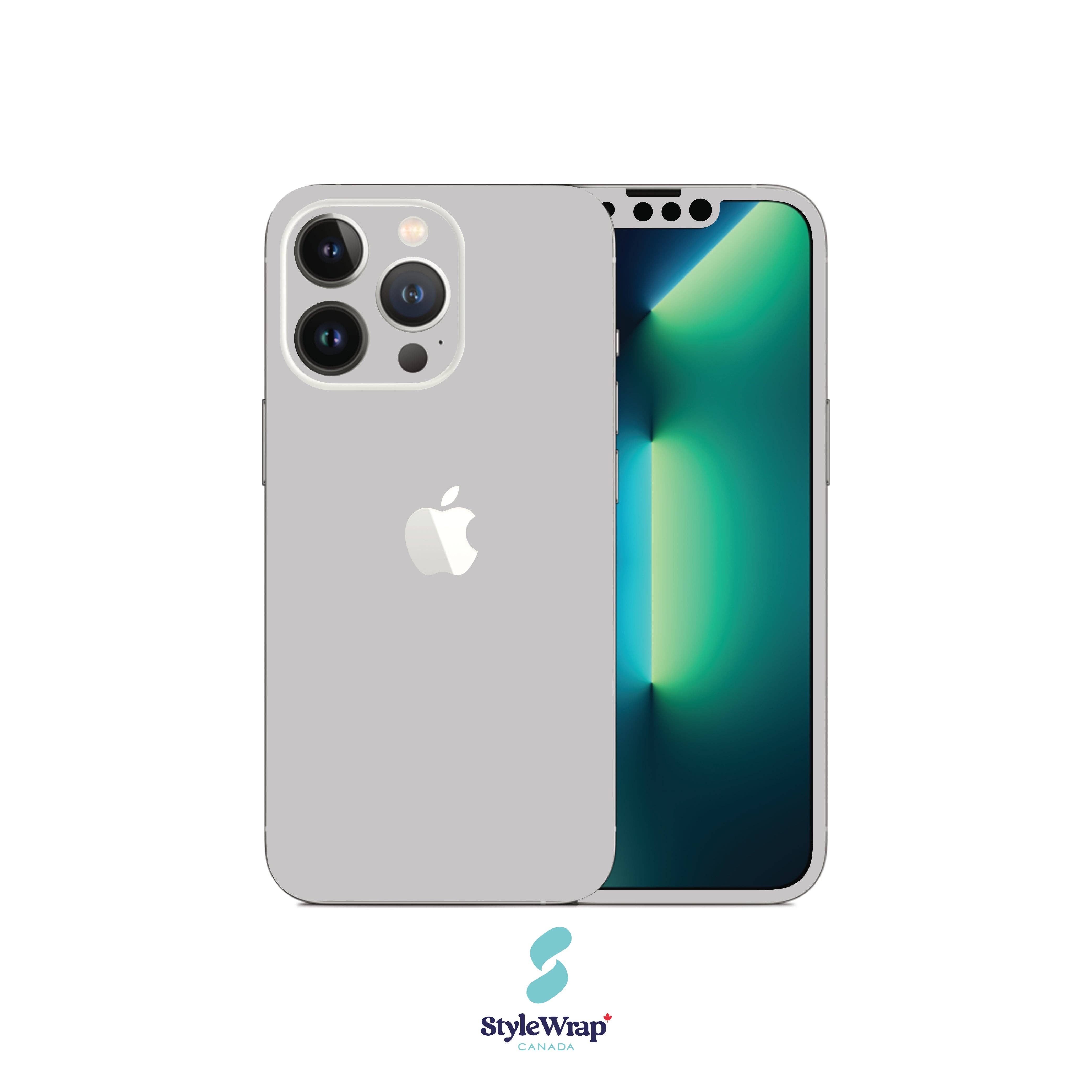 StyleWrap - Vente Coque de téléphone – unisexe - Film de protection gris pour iPhone9