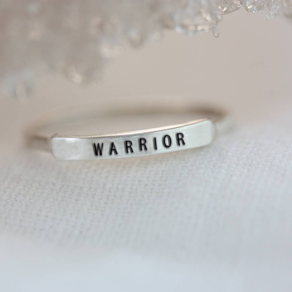 Christina Kober Designs - Wholesale Band/Stacked Ring - NARROW RING | stamped thin stacking ring7