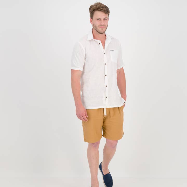 Chief Shorts - Solid Tan for engroshandel hos KOIKOI Clothing