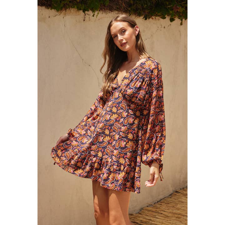 My Happiness Shirred Mini Dress for wholesale by Dress Forum