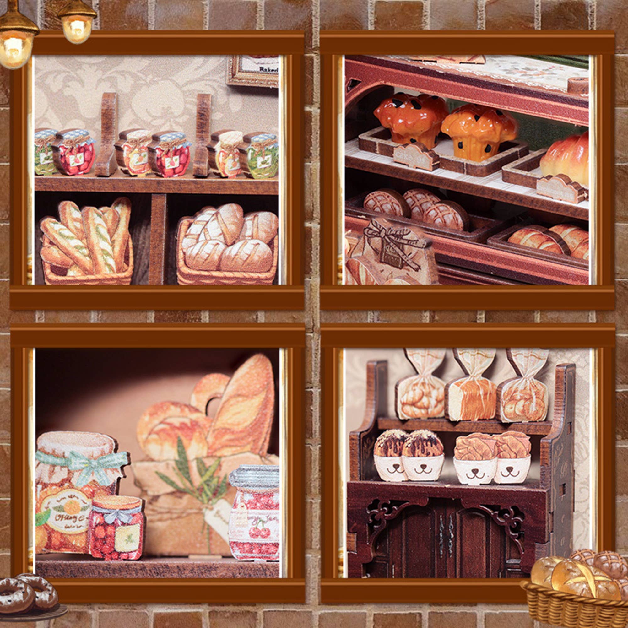 Hands Craft Intl - Wholesale Puzzle - Kids - DIY Book Nook Kit: Mrs. Hunt Bakery5