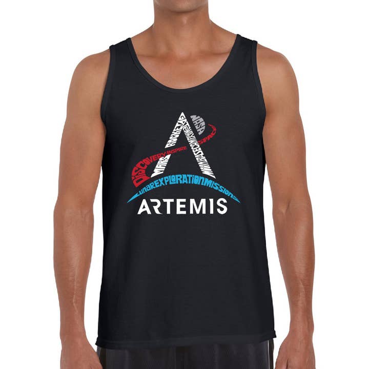 NASA Artemis Logo - Men's Word Art Tank Top for wholesale by LA Pop Art