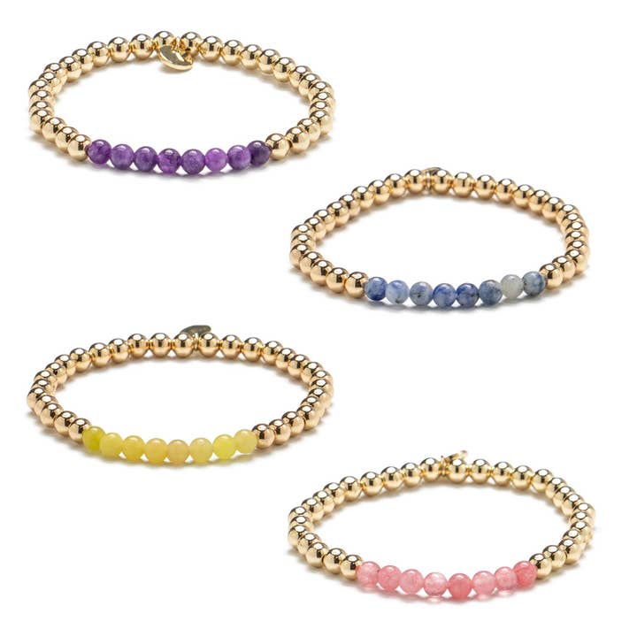 DM Merchandising - Wholesale Beaded Bracelet - Soul Stacks Birthstone Bracelet Assortment