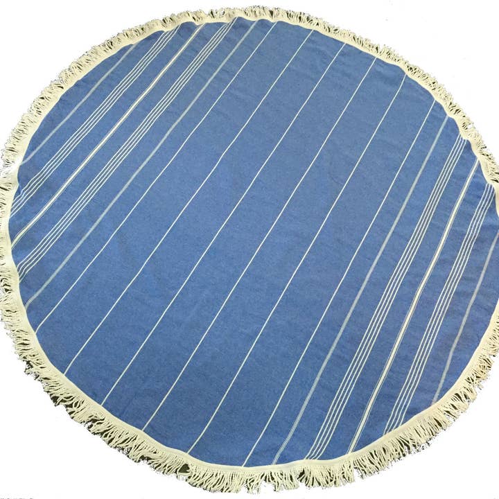 Turkish Peshtemal Towels Round for wholesale by FabricDome