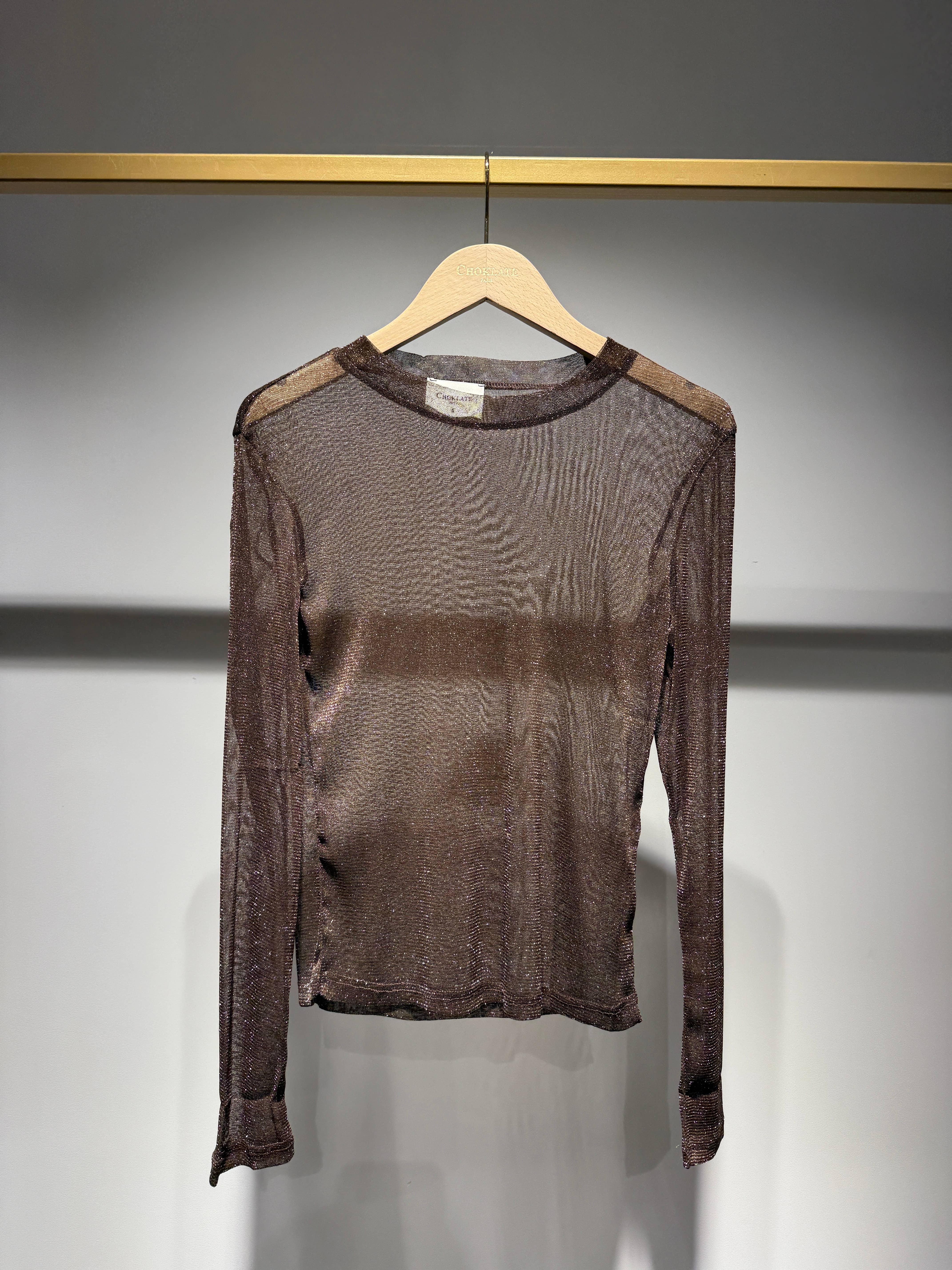 CHOKLATE PARIS – wholesale Knit top – Women's – Lurex fishnet top - CK08199-69