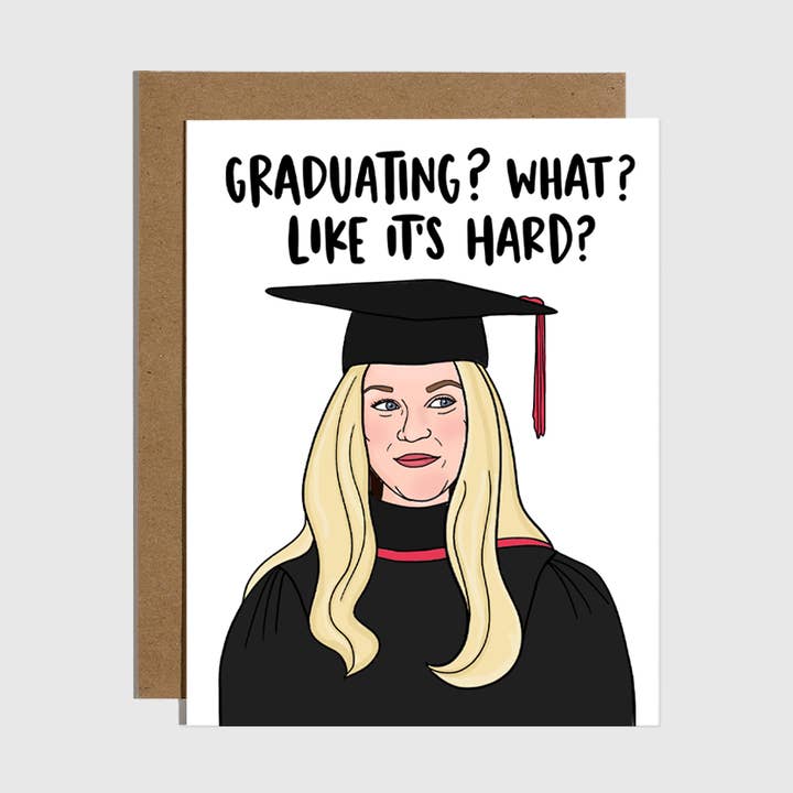 Comme si c'était difficile ? Carte de remise des diplômes pour la vente par Brittany Paige