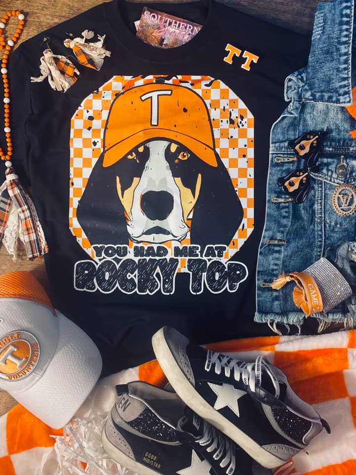 Tu m'as conquis à Rocky Top - T-shirt TN VOLS pour la vente par Southern Fashion