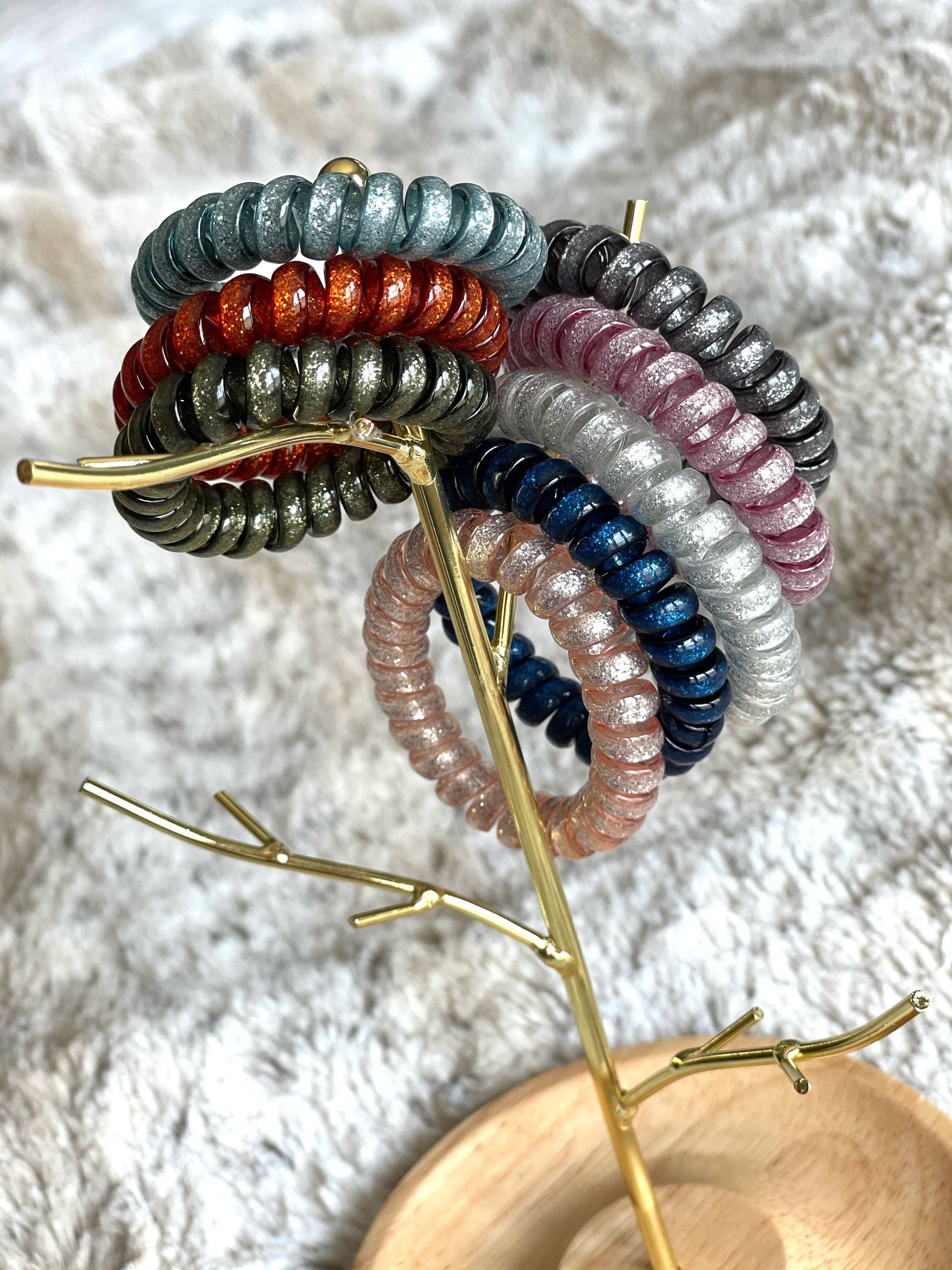 The Classy Cloth WS - Wholesale Hair Tie - Hair Coil 'Thank You!' 25 pack - RTS14