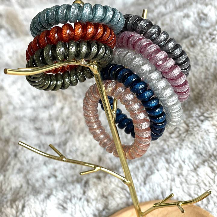 The Classy Cloth WS - Wholesale Hair Tie - Hair Coil 'Thank You!' 25 pack - RTS14