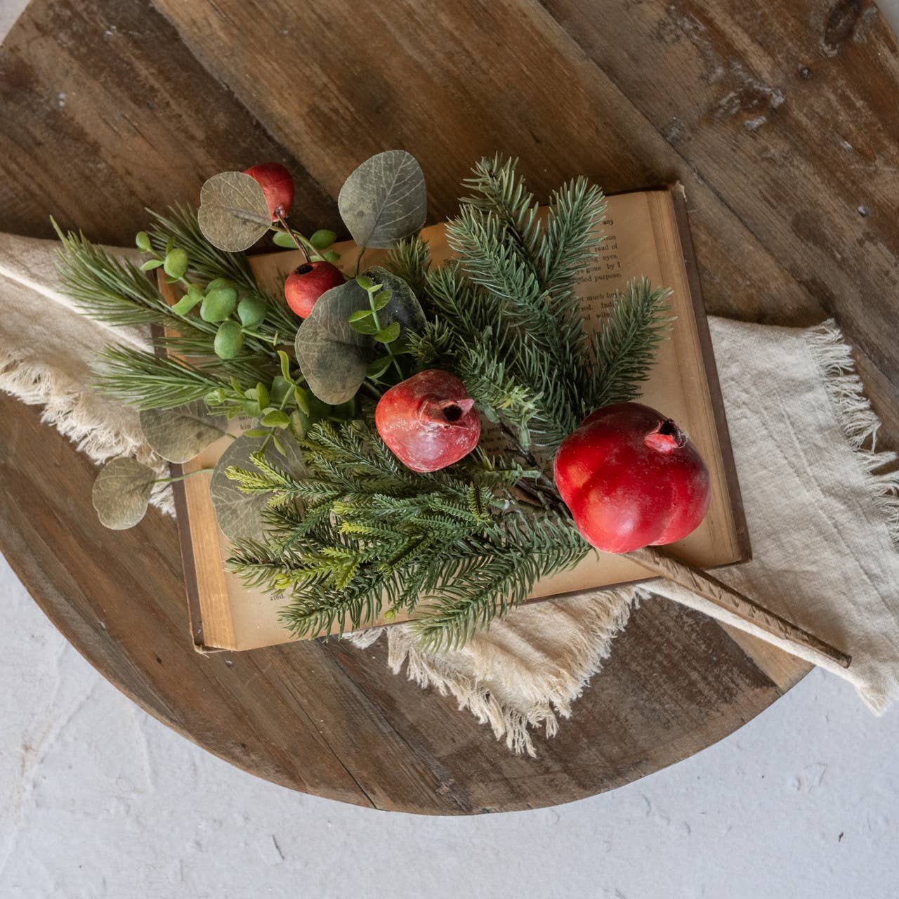 Ragon House - Wholesale Artificial Plant - 17" POMEGRANATE PICK0