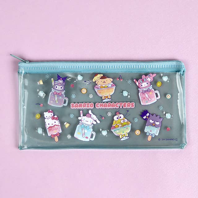 K-Wonderland - Wholesale Pencil Case/Pouch - Sanrio Limited Glitter Multi transparent Pouch  2
