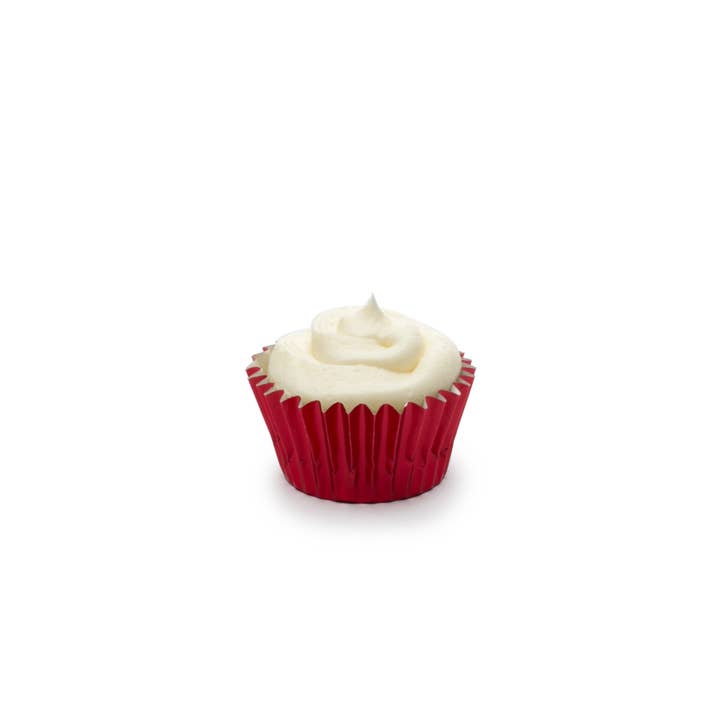 Fox Run Brands - Wholesale Cupcake/Muffin Liner - Fox Run Mini Red Foil Cupcake Liners, 48 Count, 1.75"
