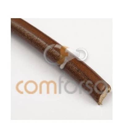 Cuir réglisse 8 mm marron Qualité premium pour la vente par COM FORSA SL