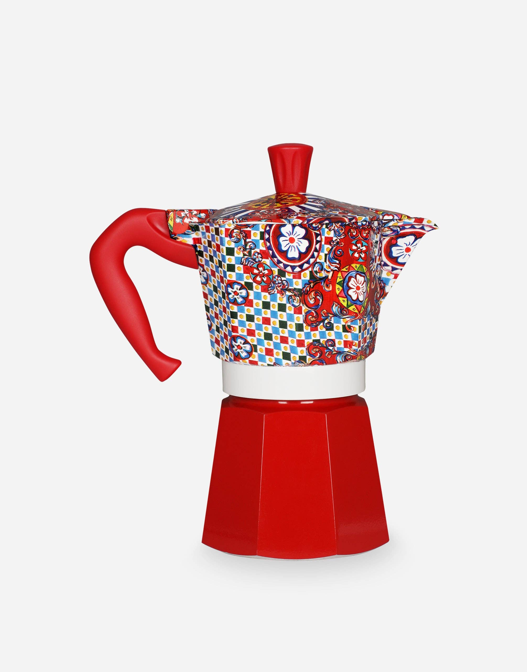 Red Bialetti X Dolce&Gabbana Sicilian Cart Moka Express for wholesale on Faire1