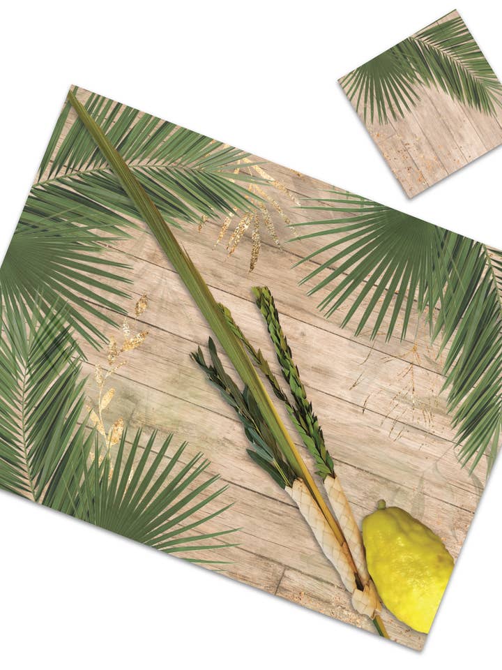 SUKKOT PAPER PLACEMATS for wholesale by C SQUARED DESIGN