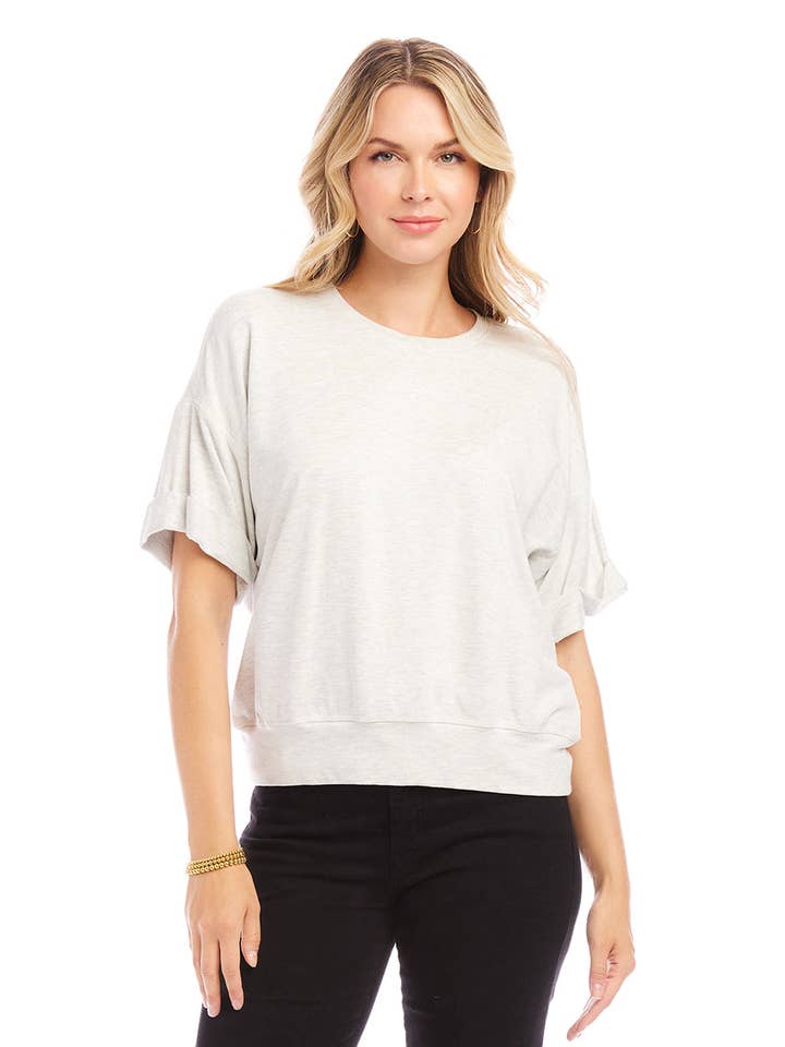 Brezo Camiseta con mangas remangadas de venta al por mayor en Faire