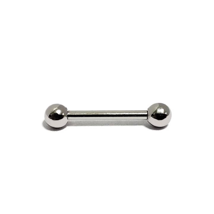 Bodytrend - Wholesale Gauge/Plug Earrings - TITANIUM - STRAIGHT BARBELL , INDUSTRIAL BARBELL 16G(1.2MM)3
