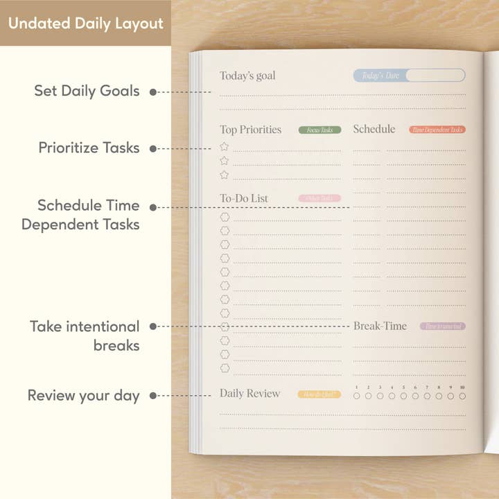 Notcoy - Wholesale Planner - Daily Planner | Sunday Stories