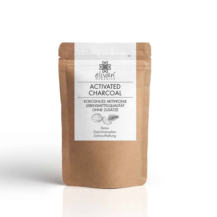 elivan organics - Wholesale Facial Exfoliant/Scrub - Activated charcoal powder from coconut shells 40g2