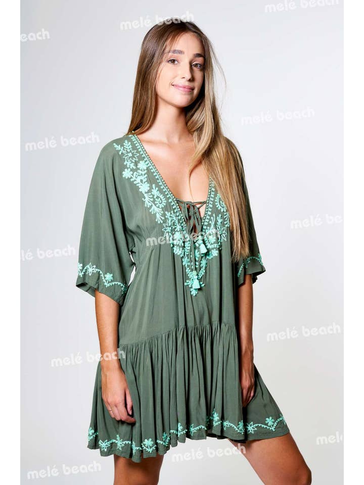 Mele Beach - Wholesale T-Shirt - Women's - PALUD 35048 BLOUSE