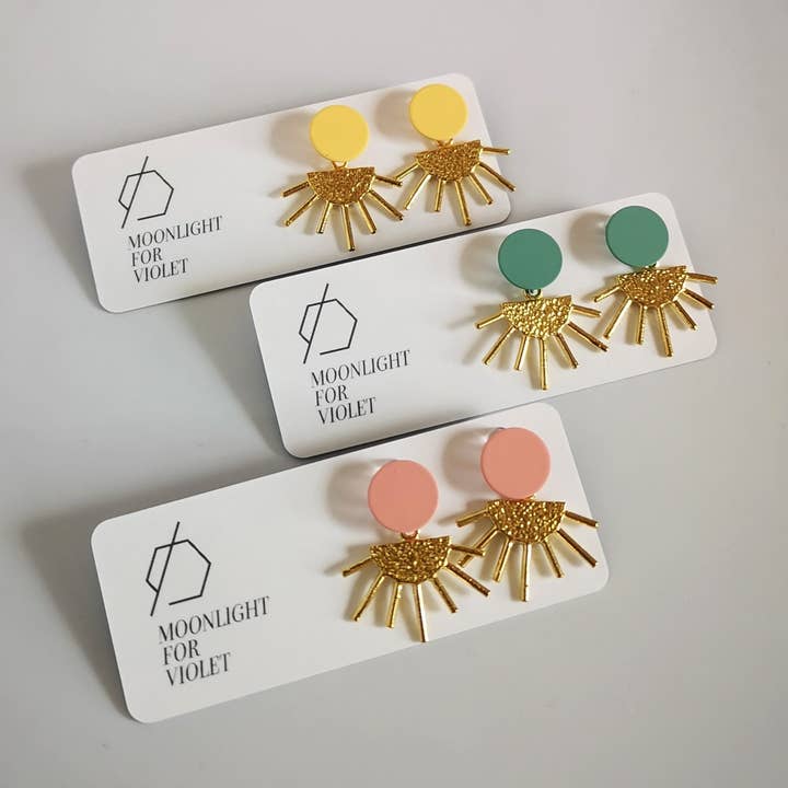 Sun Dangles for wholesale by Moonlight for Violet