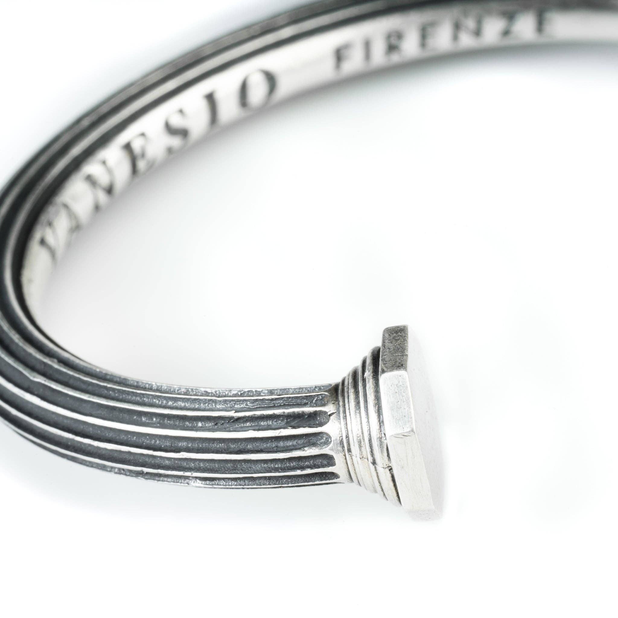 Vanesio - Wholesale Cuff Bracelet - Column Bangle Silver2