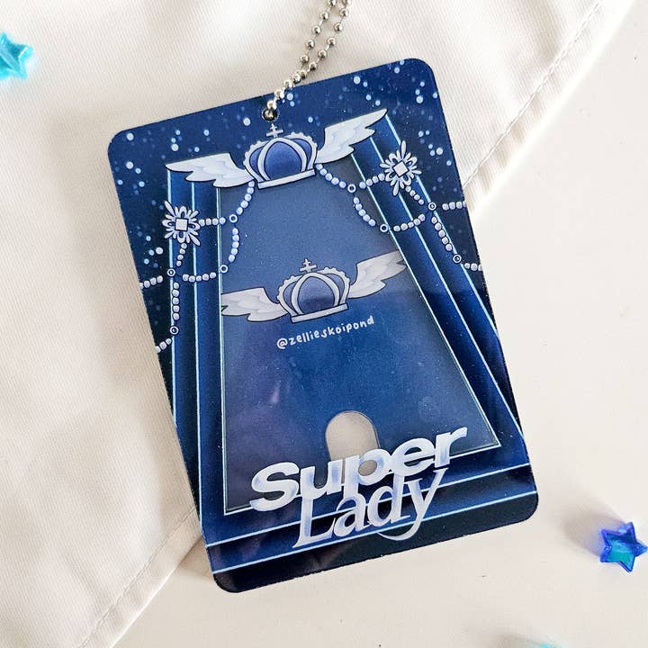 Tarjetero acrílico G-Idle Super Lady para venta al por mayor de Zellie's Koi Pond