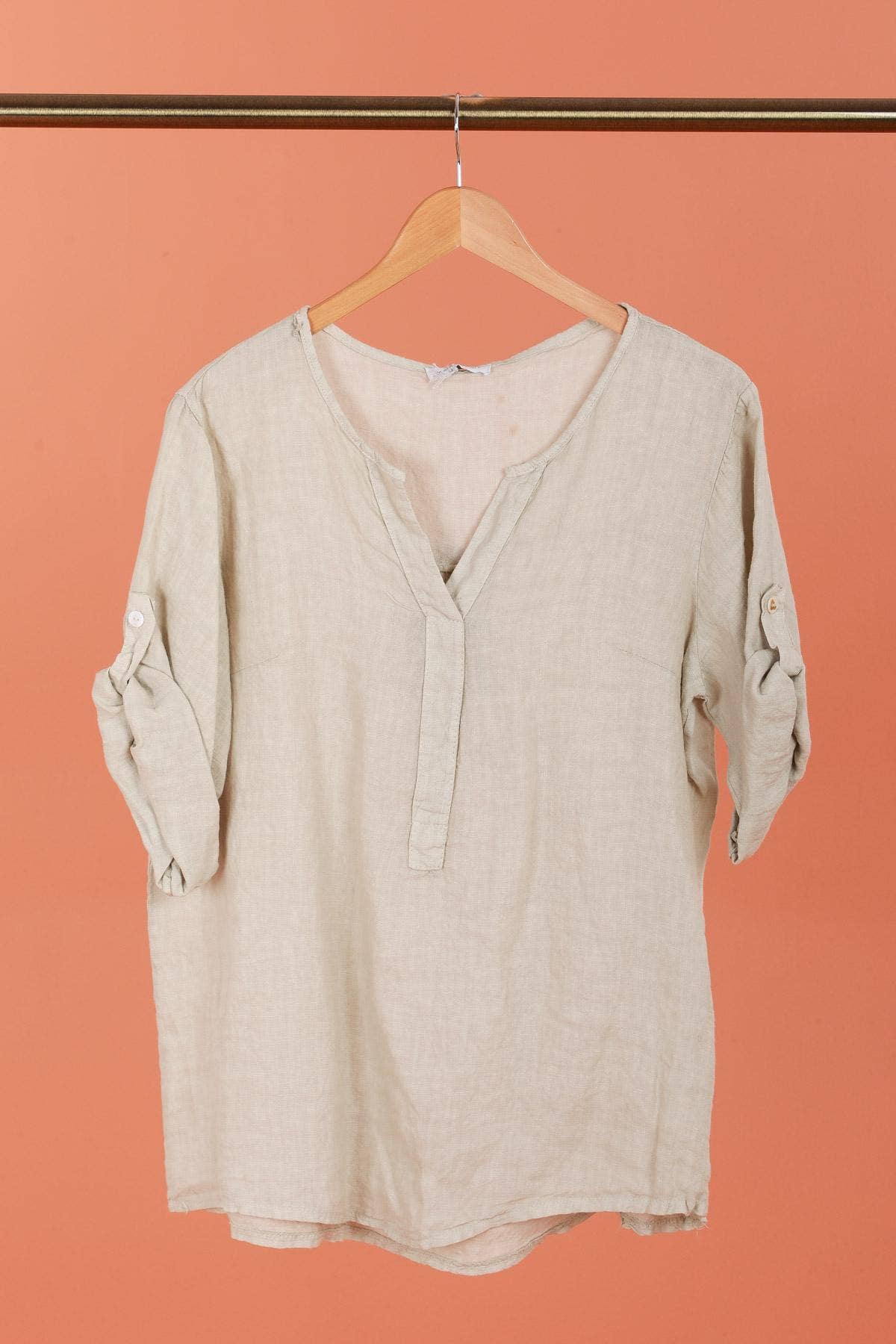 la maison des fibres naturelles - Wholesale Blouse - Women's - top 620411 100% linen made in Italy12