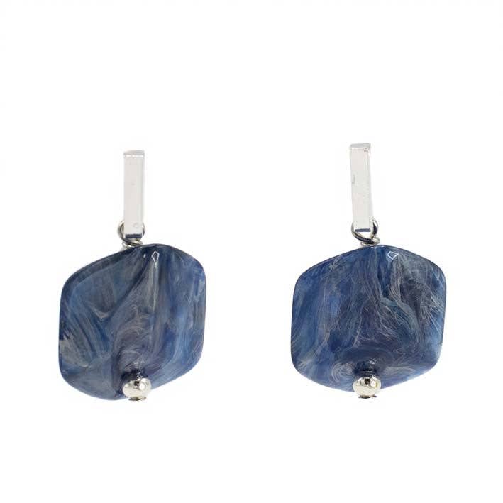Earrings with 1 Cube Jeans for wholesale by FATES, style with a story
