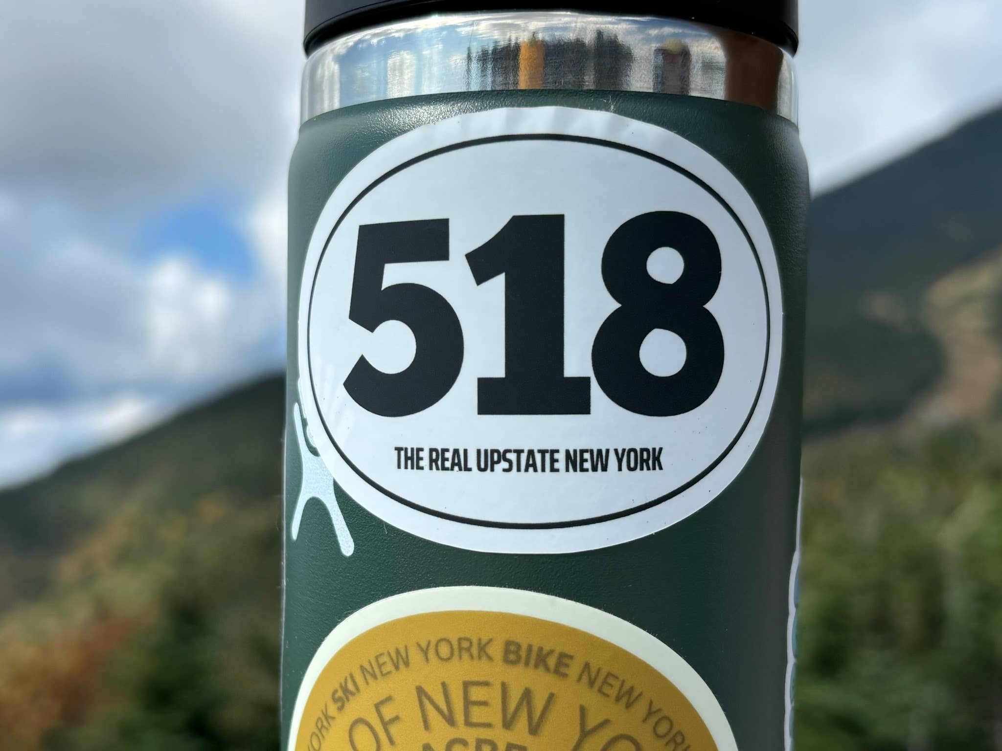 Just Wandering Co. - Wholesale Sticker - 518 The Real Upstate Sticker – Show Your 518 Pride!3