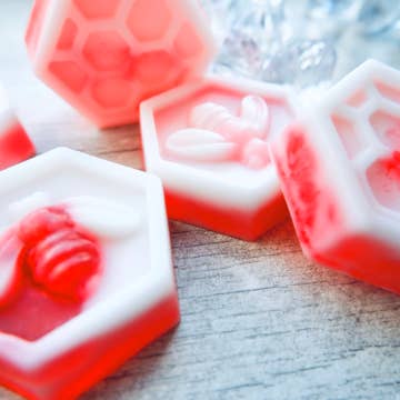 Eliza Soaps - Venta al por mayor Pastilla de jabón - Mini jabones de nido de abeja, barra de jabón pequeña, jabón vegano