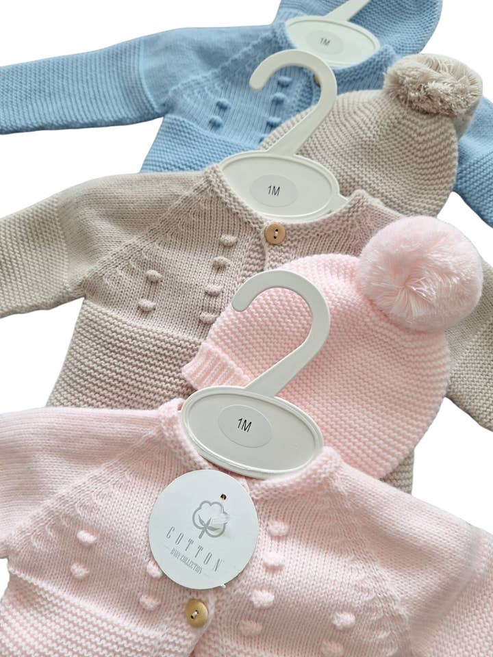 Cotton Socks - Wholesale Lounge Set - Maternity - Ref:350 Knit Set 3 pieces (Autumn / Winter)