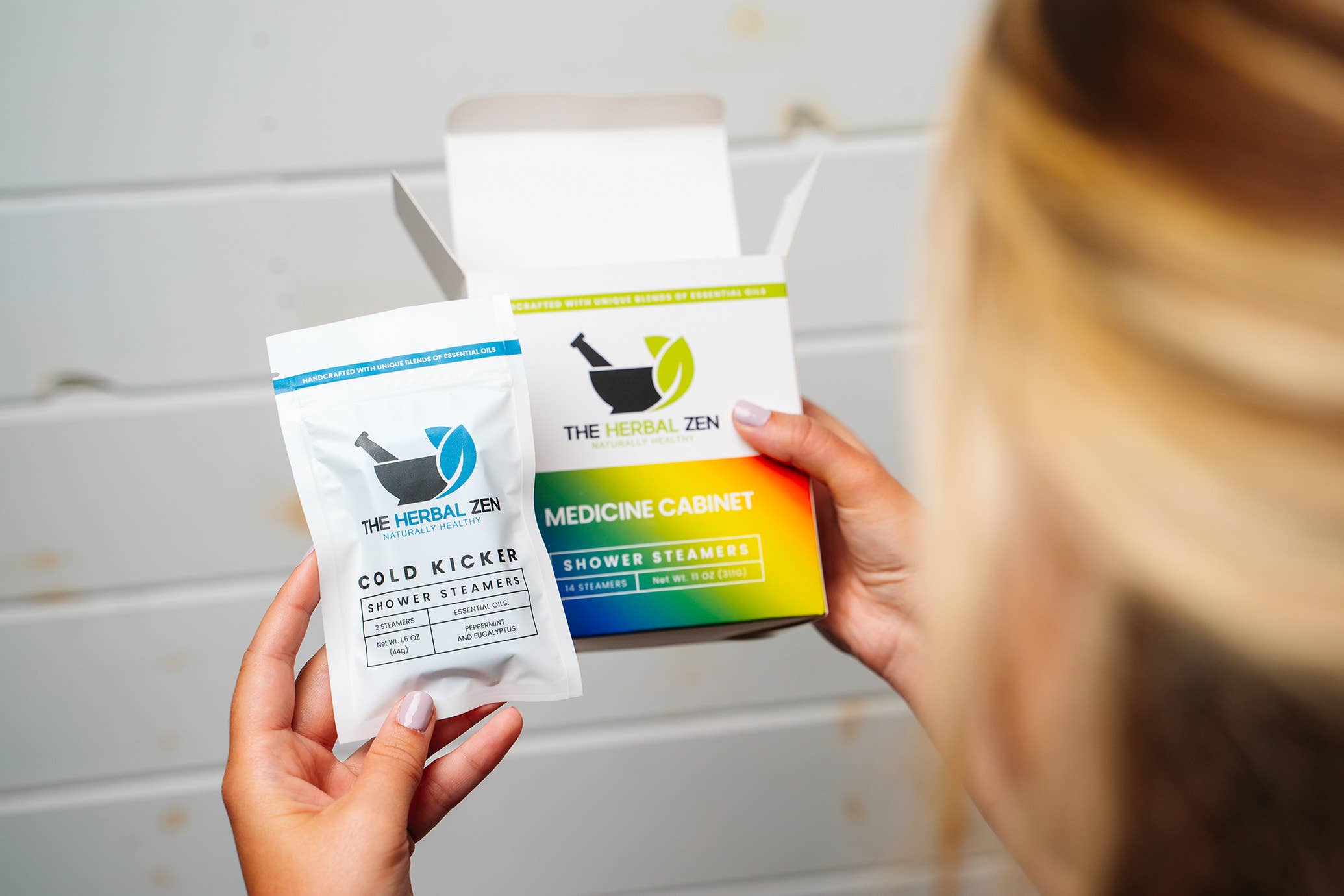 The Herbal Zen - Wholesale Shower Steamer/Bomb - Medicine Cabinet Shower Steamer Gift Box | Valentine’s Set4