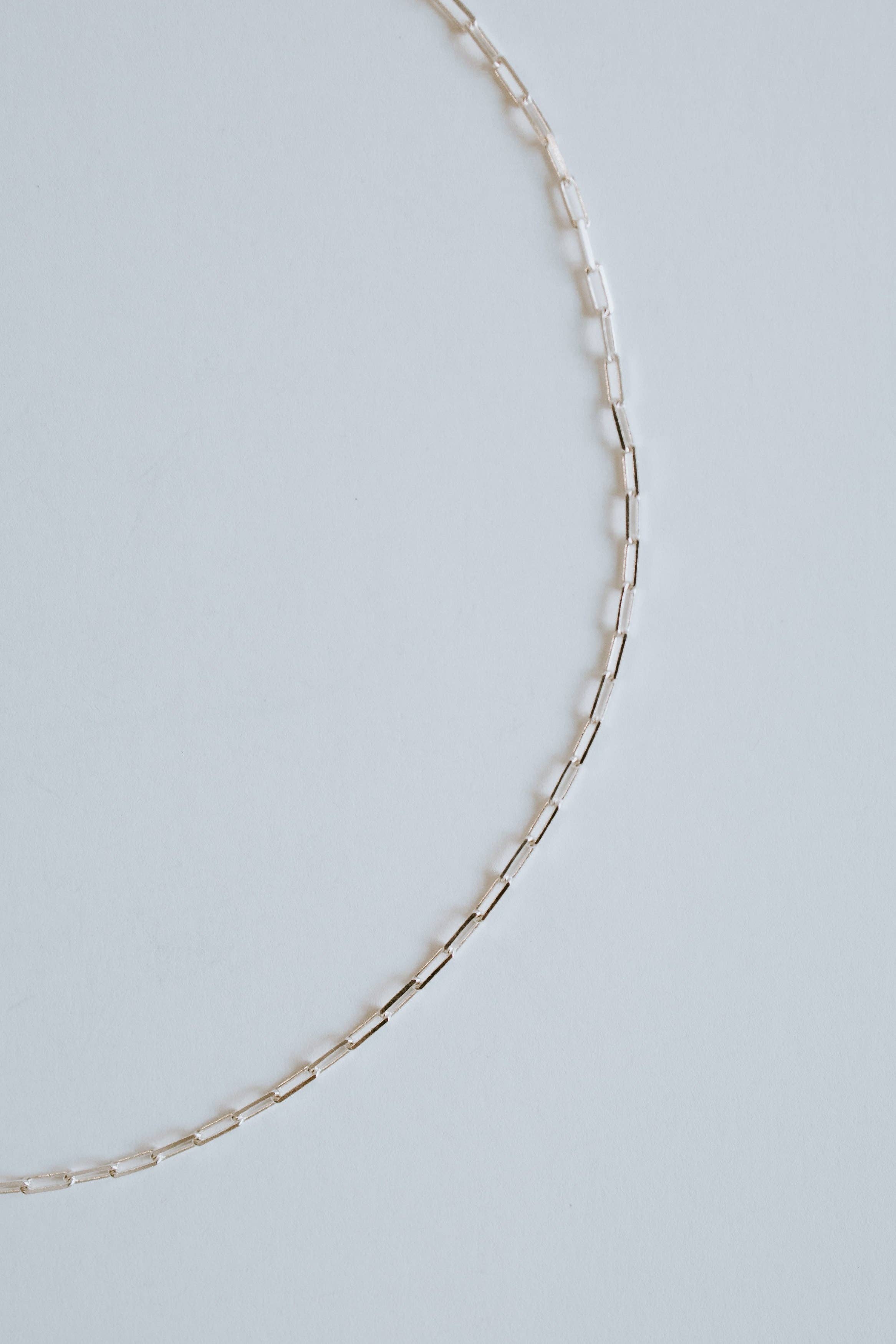 Sydney Rose Co. - Wholesale Link & Chain Necklace - Petite Paperclip Necklace - Sterling Silver9