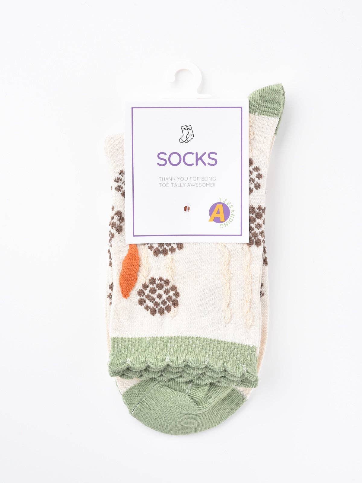 Funkyrel® Atzbranding Limited - Wholesale Socks - Women's - Rufia - Floral Lace Trim Mid-Calf Socks15