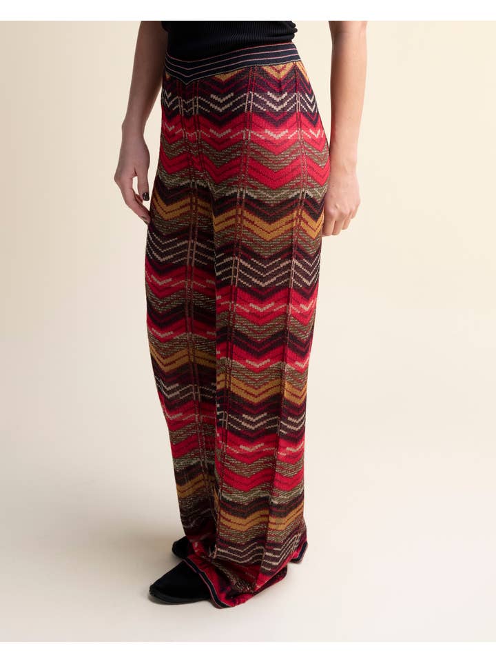 Multi Colored Flared Elegant Trousers for wholesale on Faire2